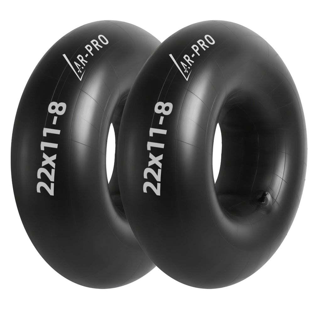 AR-PRO 22x11-8 inner tube with TR13 straight valve for ATV and lawn equipment, reliable inflation