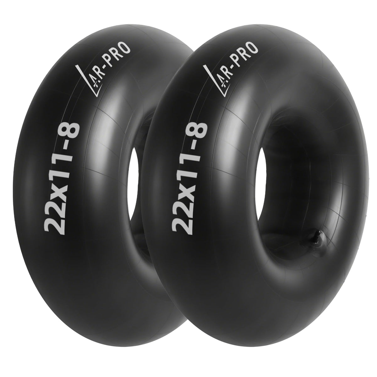 AR-PRO 22x11-8 inner tube with TR13 straight valve for ATV and lawn equipment, reliable inflation