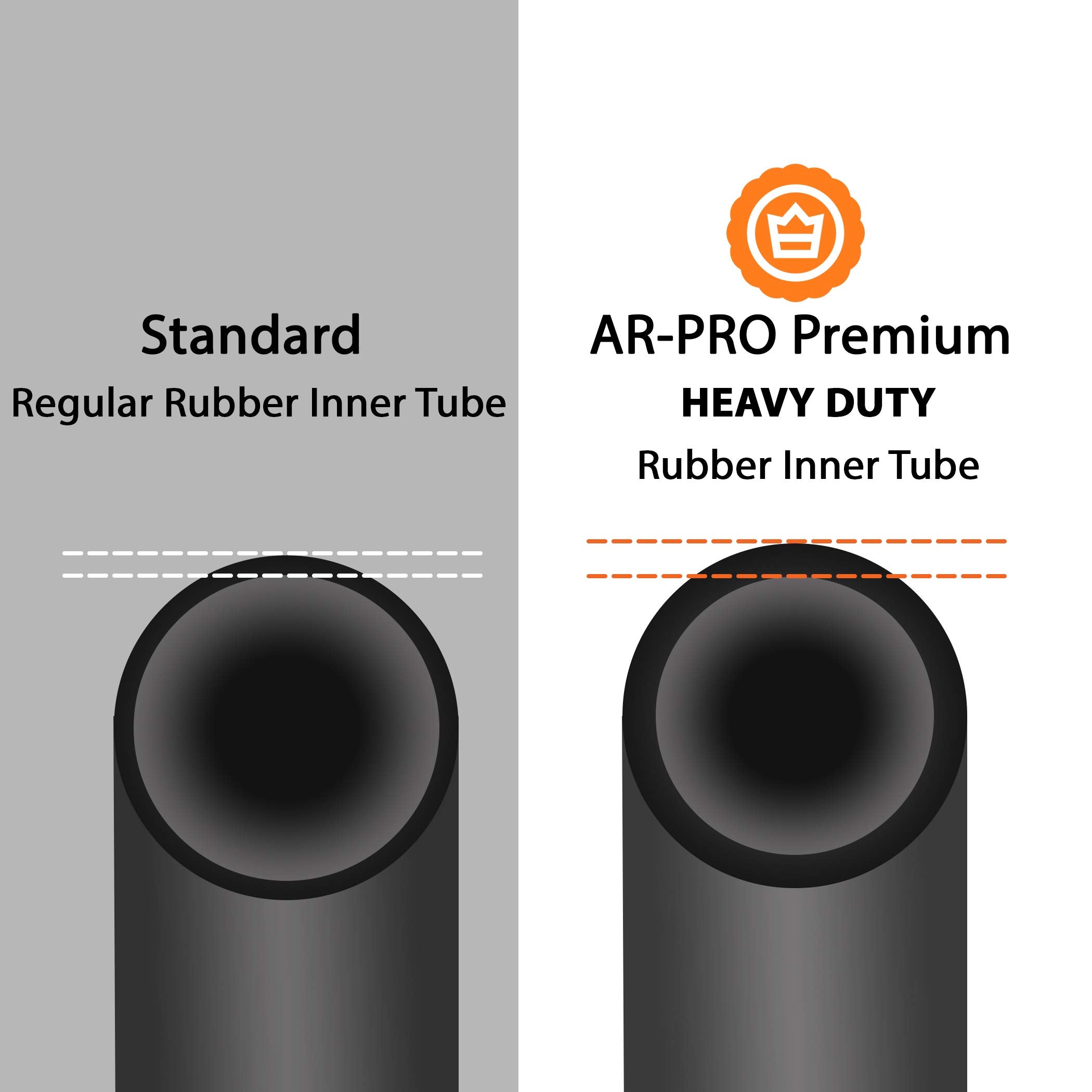 AR-PRO 3.00-14 compatible with common pit bike models for easy replacement.