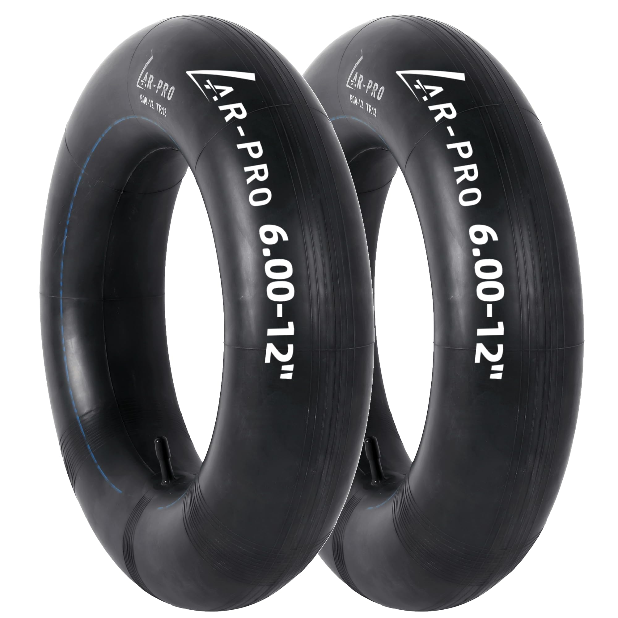 AR-PRO 6-12 inner tube with TR13 straight valve for quick fit on lawn equipment