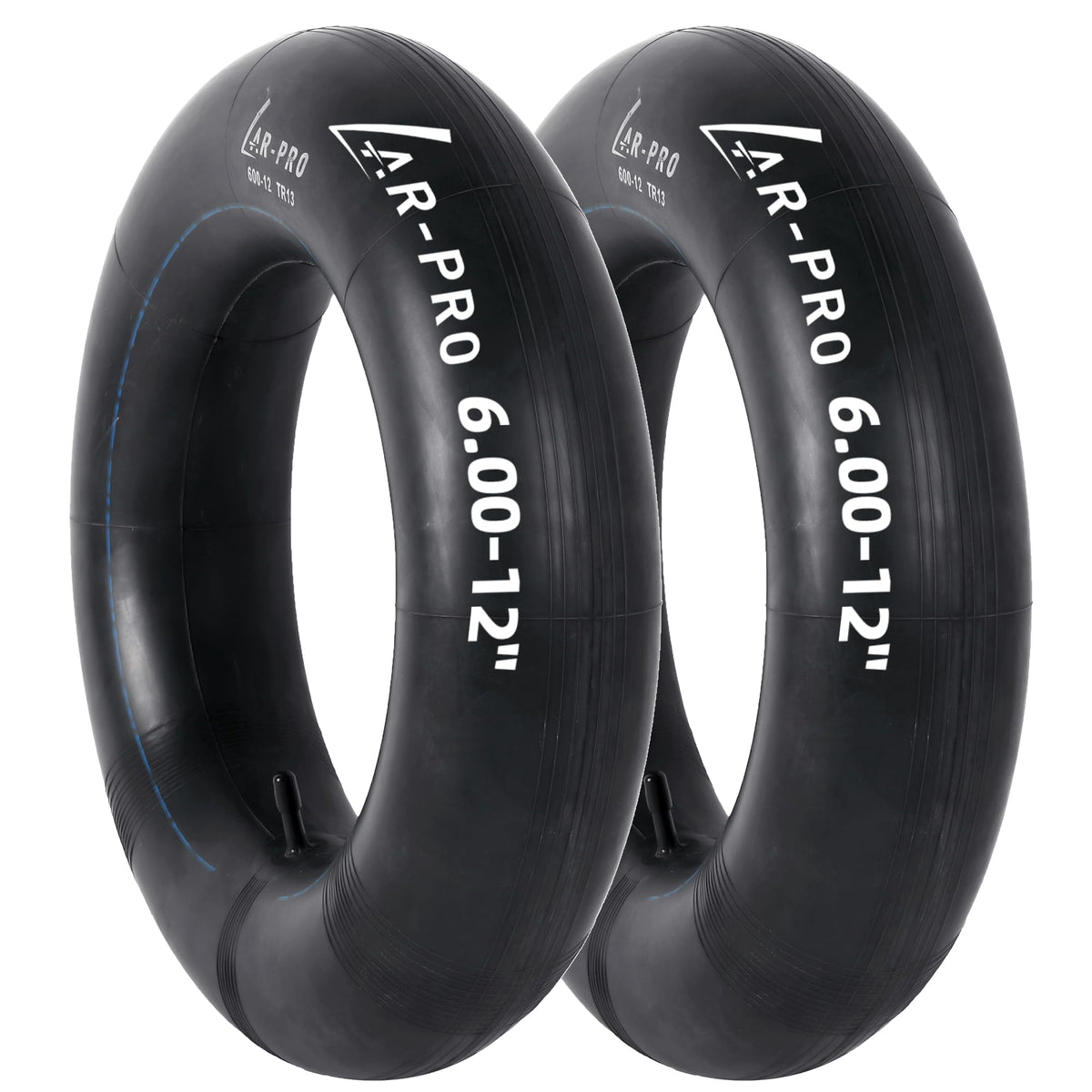AR-PRO 6-12 inner tube with TR13 straight valve for quick fit on lawn equipment