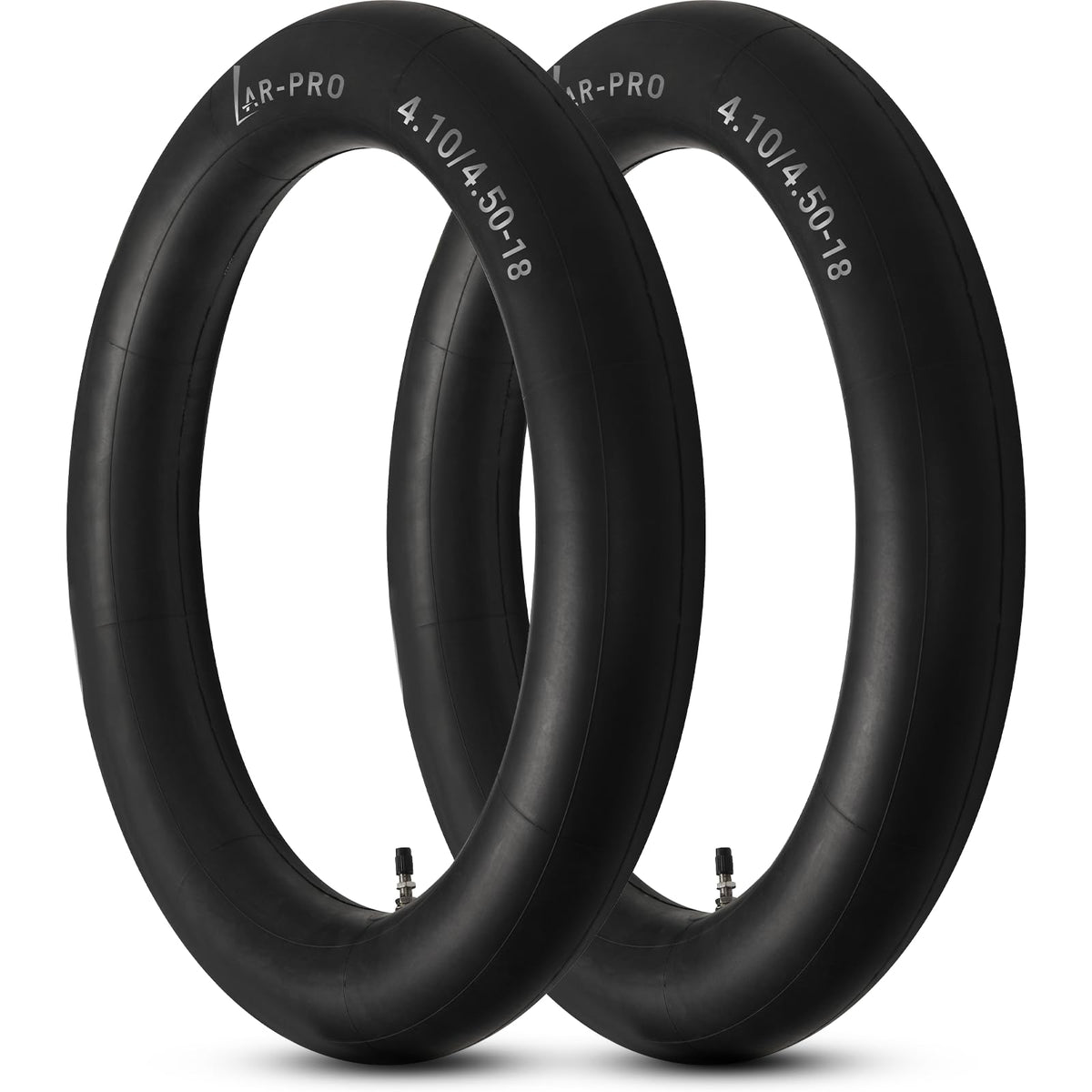 AR-PRO dirt bike inner tube with TR4 valve for 4.10-18 to 4.50-18 tires