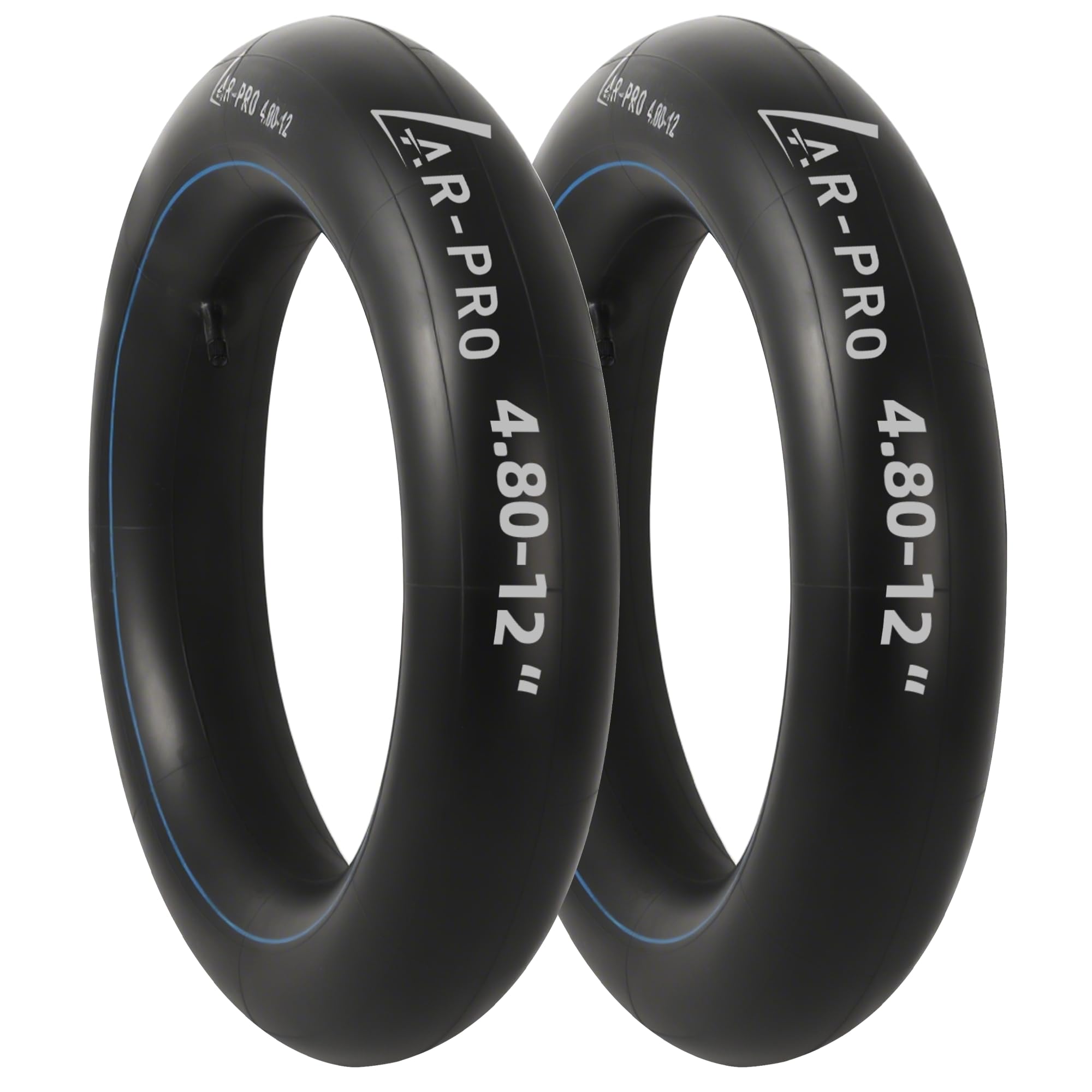 AR-PRO inner tube with TR13 valve for 4.80-12 tires ensures secure inflation