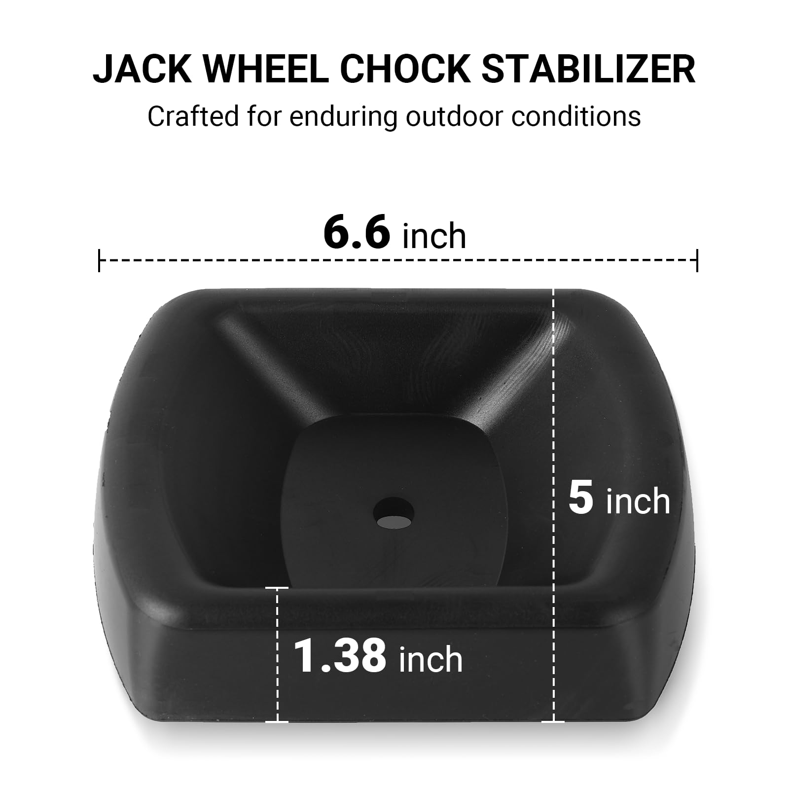 AR-PRO heavy-duty nitrile rubber dock protecting wheels from mud and debris.
