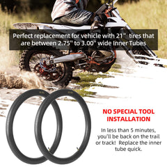 AR-PRO heavy-duty rubber inner tube offers durability for riders.