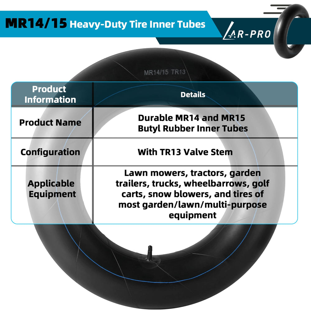 AR-PRO MR14/15 packaging label highlights universal compatibility and durability.