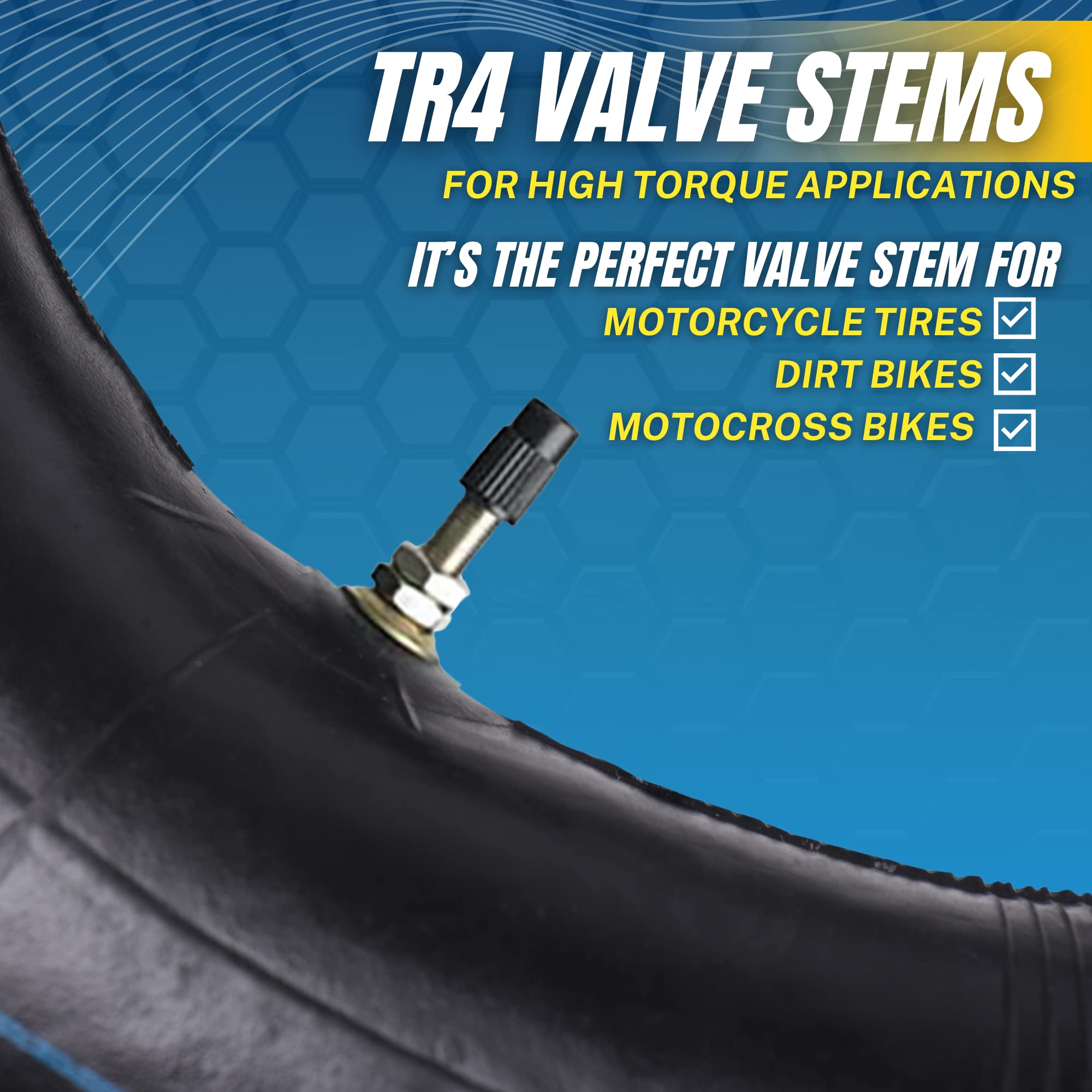 AR-PRO off-road motorcycle inner tube ready for rugged terrain.