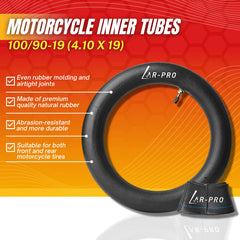 AR-PRO pinch-puncture resistant inner tube helps reduce flat risks on demanding terrain.