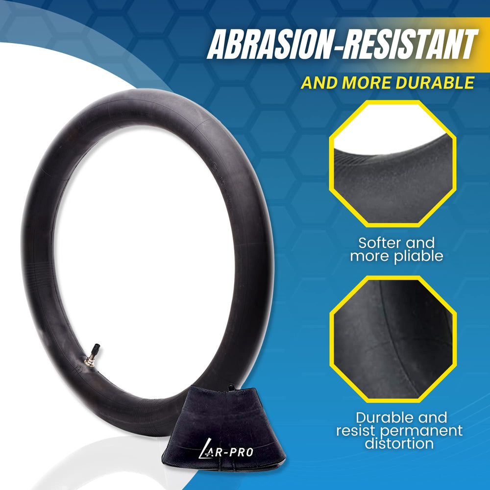 AR-PRO pinch-resistant design helps prevent punctures during rides.