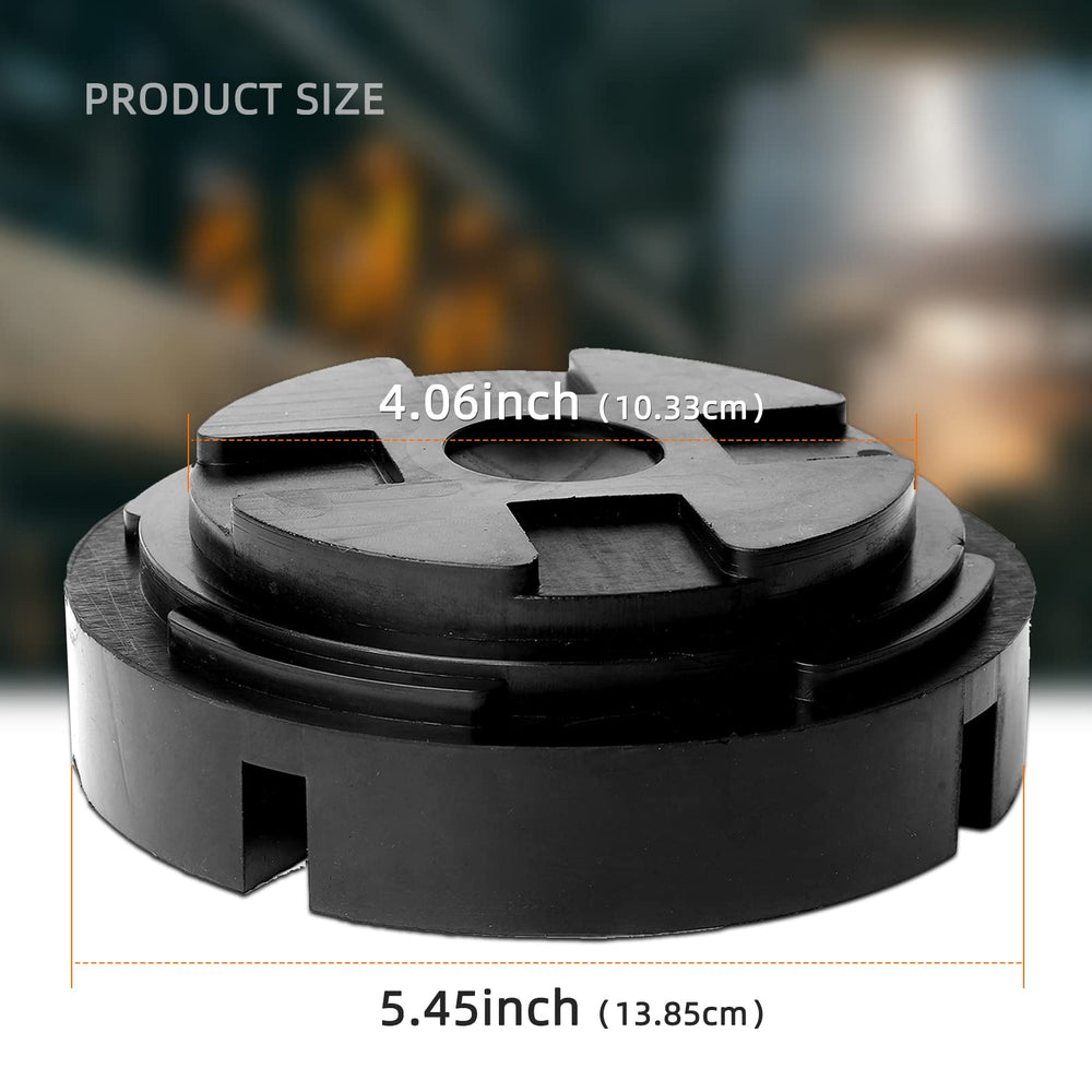 AR-PRO slotted cross-slot design detail for anti-slip grip during jacking.