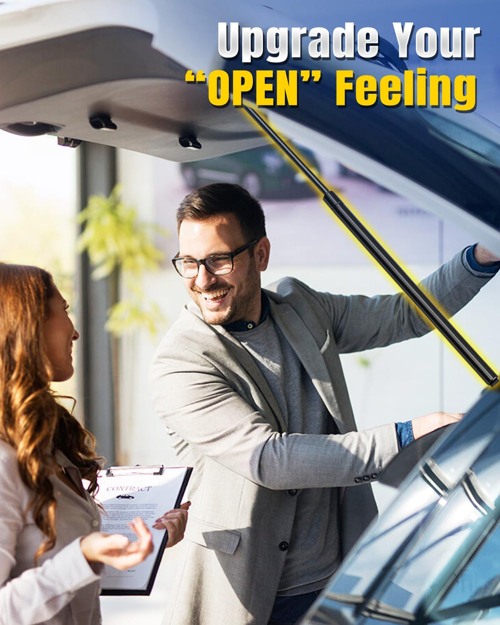 Arana 4557 trunk lift for Suburban 1500 enables quick, tool-free replacement.