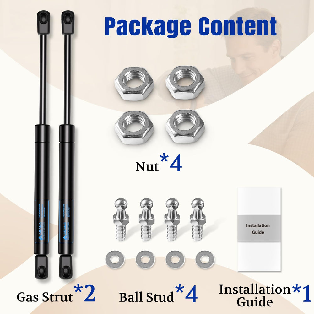 ARANA C1608054 lift supports trailer door for simple operation.