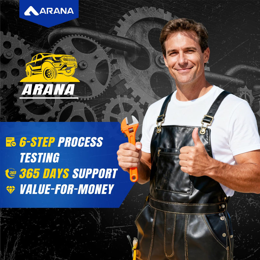 ARANA durable black finish damper designed for rugged truck use.