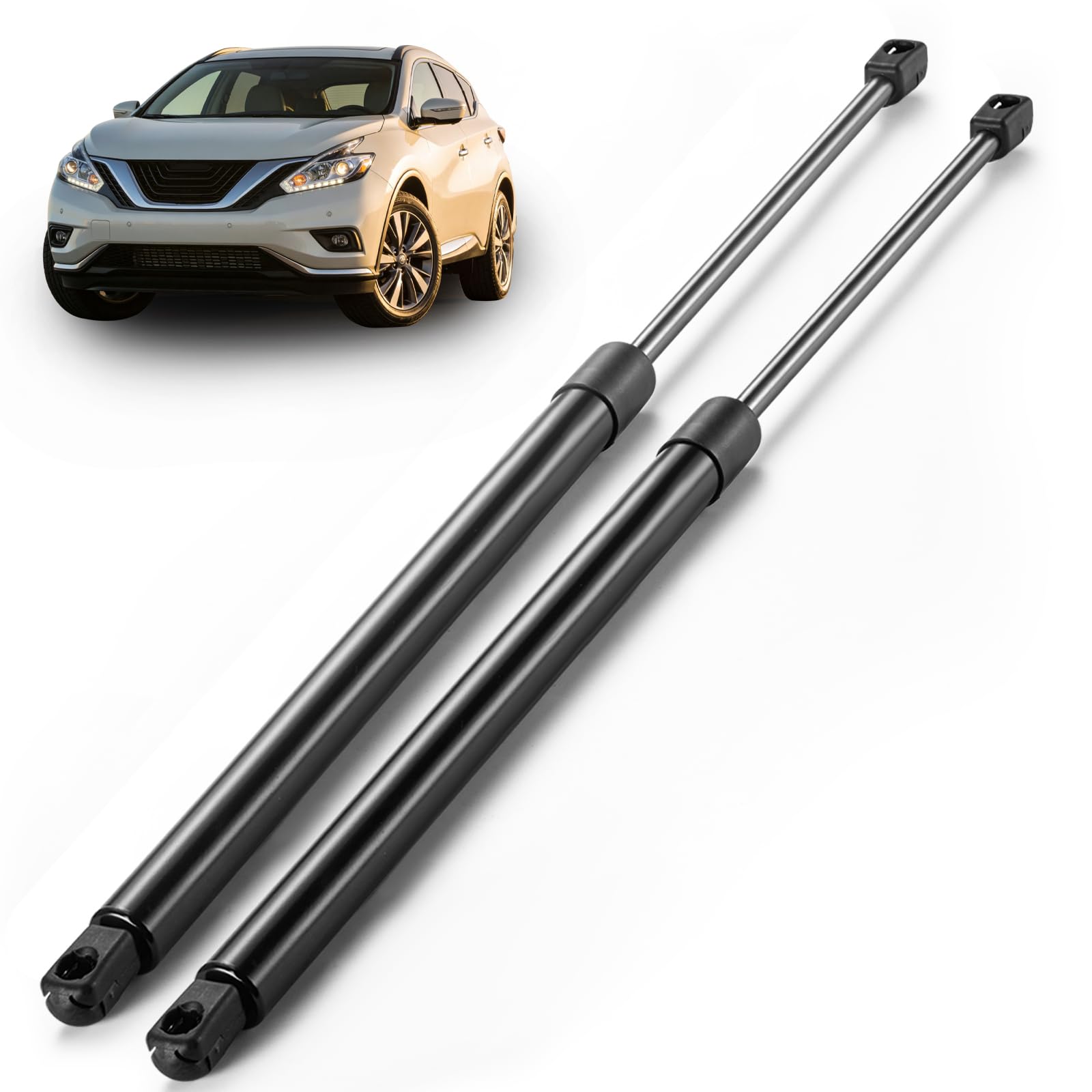ARANA Hood Struts front Murano-2009-2014 provide reliable lift for easy hood access.