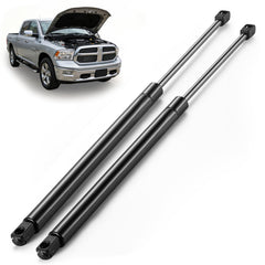 ARANA hood struts installed on a Ram for smooth lift