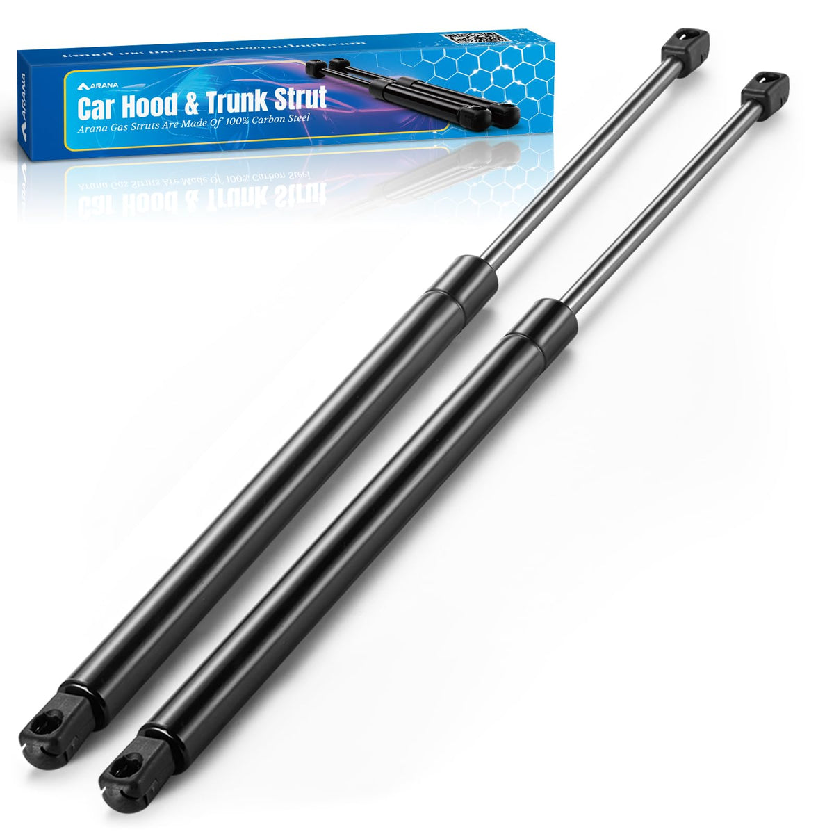 ARANA rear window struts for TJ 1997-2006, boxed, ready for easy replacement