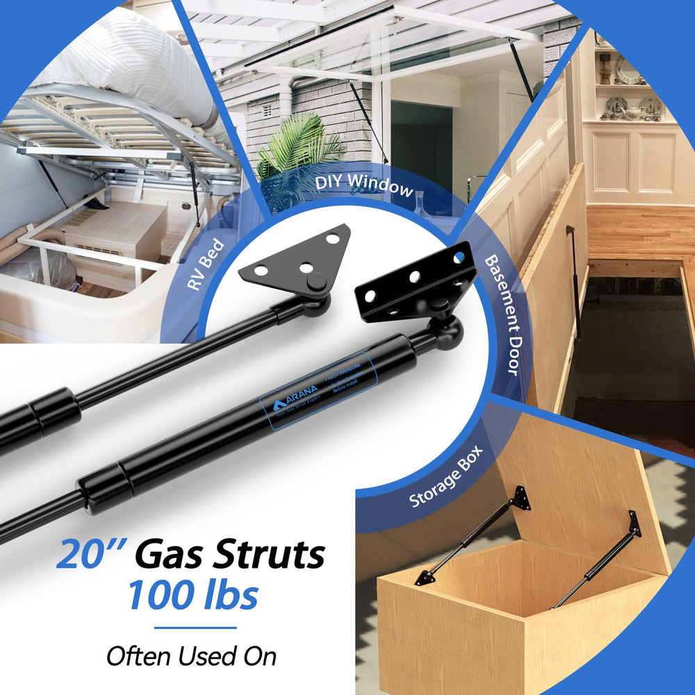 ARANA 7.87-inch stroke enables smooth opening motion