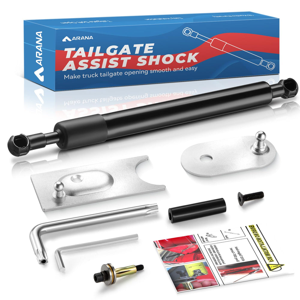 ARANA Taigate Assist Shock installed on RAM 1500 showing smooth tailgate drop