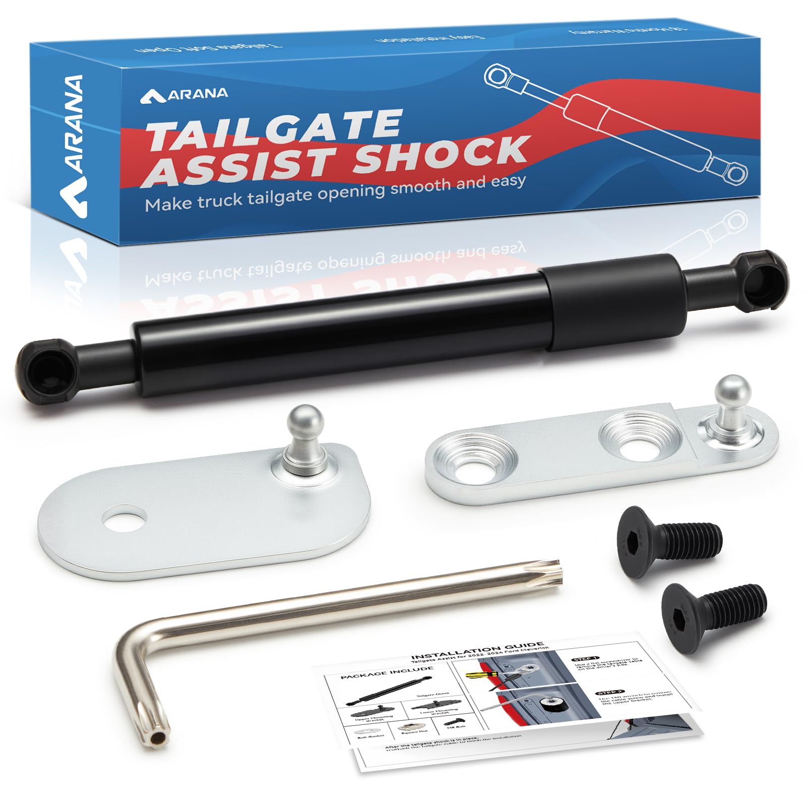 ARANA tailgate assist shock for Ford Ranger 2019-2024 with precise fit.