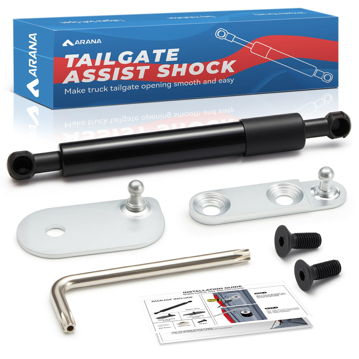 ARANA tailgate assist shock for Ford Ranger 2019-2024 with precise fit.