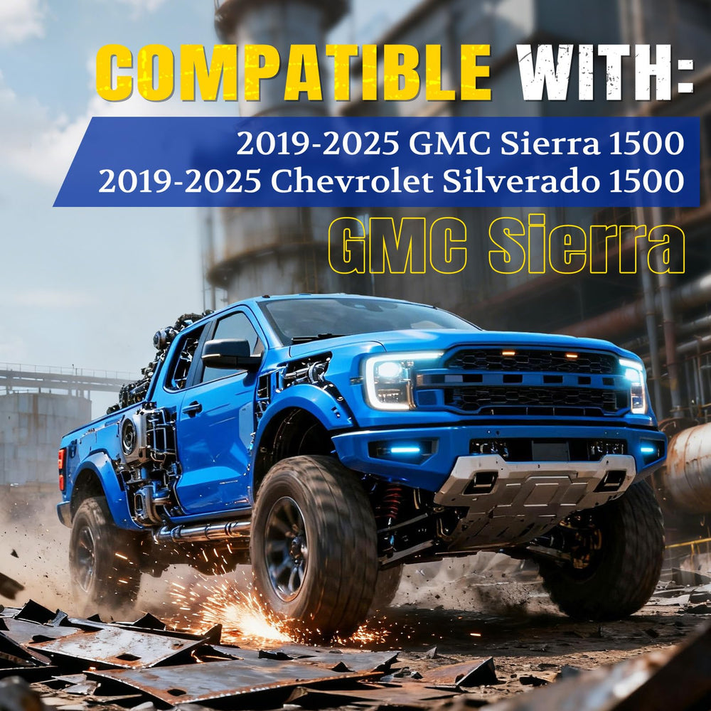 ARANA tailgate assist shock on a GMC Sierra 1500 demonstrating OEM-like fit