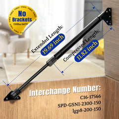 ARANA under-bed lid installation with 150 lb shocks