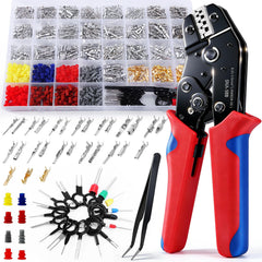ARASTTA 969pcs connector pins kit case keeps components organized for fast repairs.
