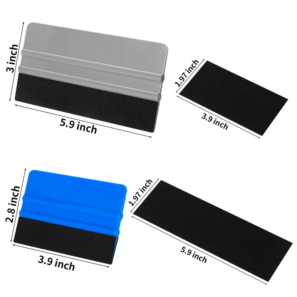 Arayker grey felt-edge squeegee ideal for larger panels and smooth wallpaper