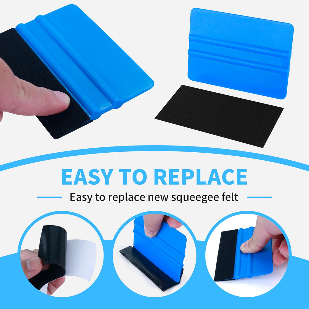 Arayker replaceable felt pad helps lift moisture and dust during film application