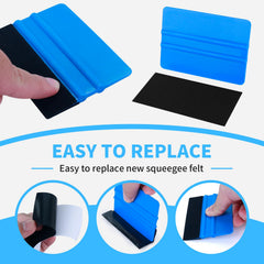 Arayker replaceable felt pad helps lift moisture and dust during film application