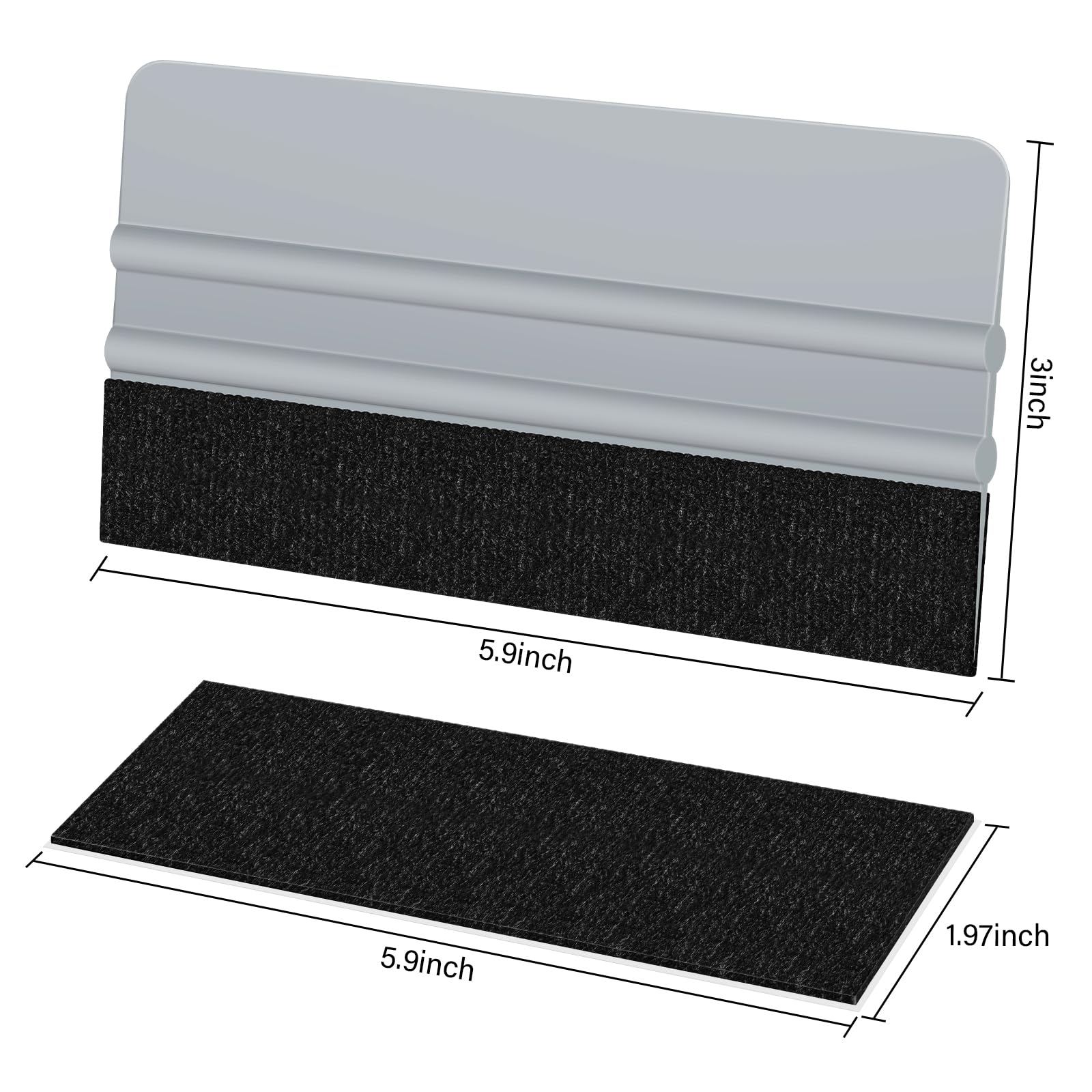 Arayker replaceable felts set helps remove bubbles and water marks.