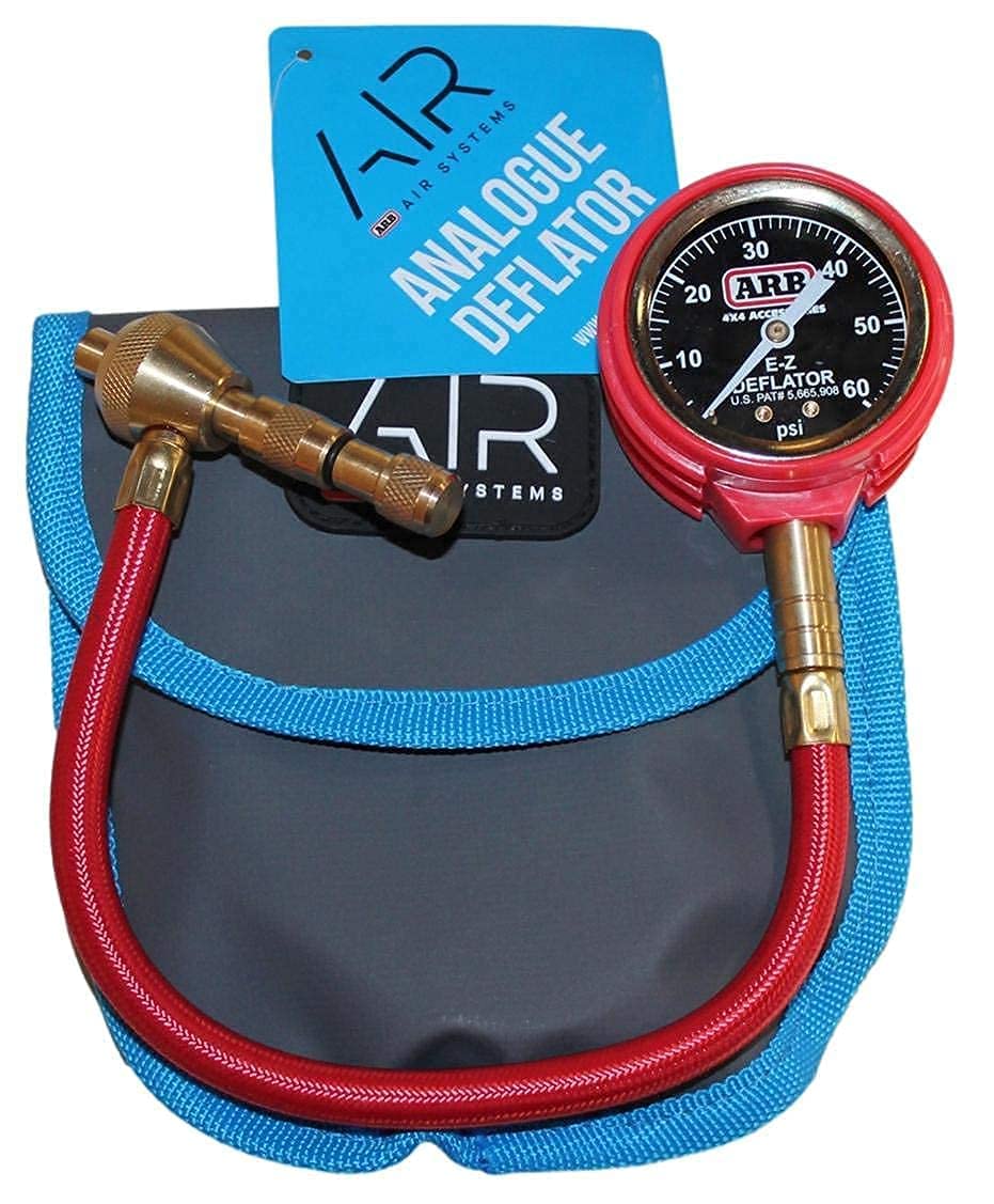 ARB505 Deflator Kit deflator tool in brass with rugged build for tough terrain.