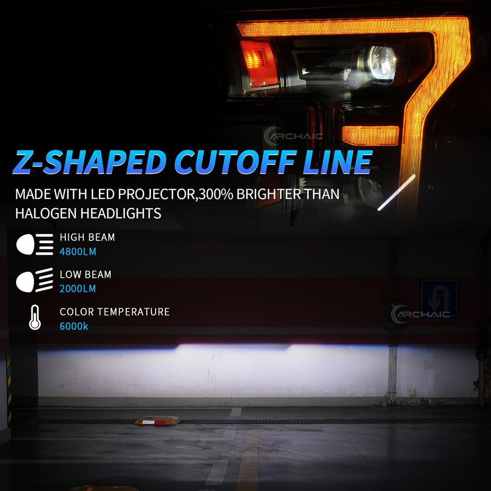Archaic startup animation on headlights during ignition