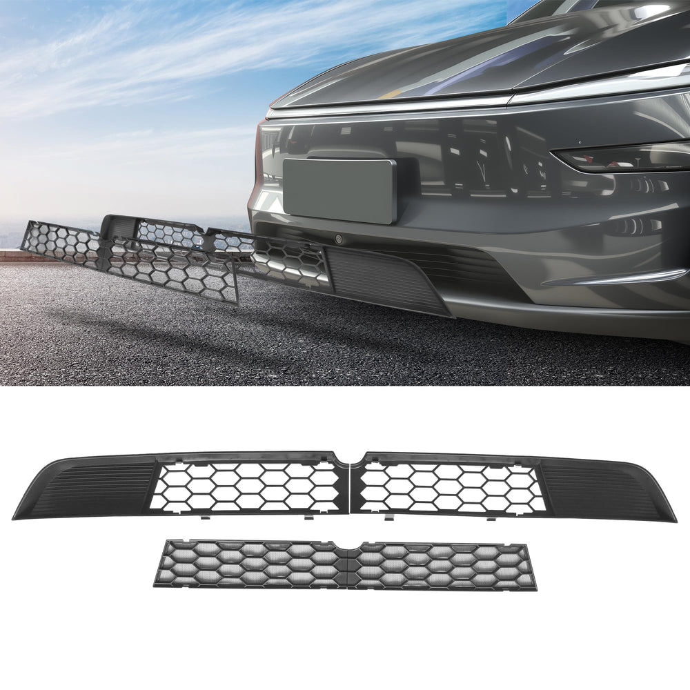 Arcoche front grill for Tesla Model Y Juniper mesh enhances protection and airflow.