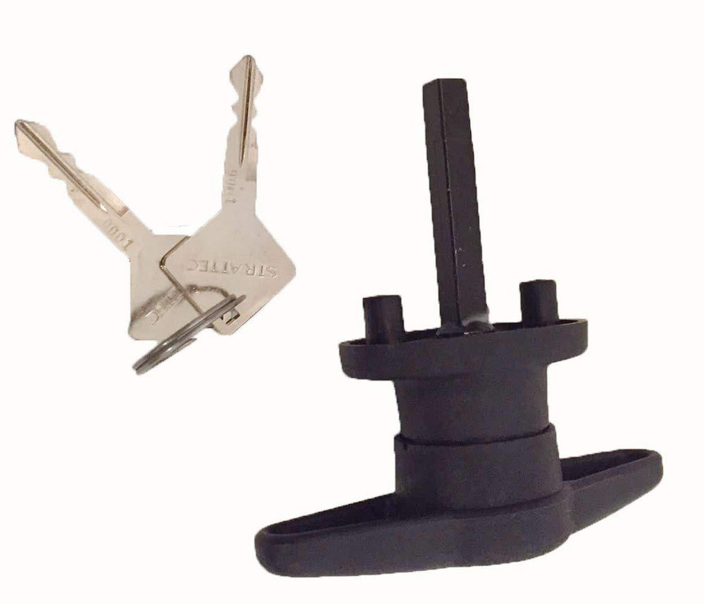 ARE T-Handle rear-door nylon construction emphasizes durability for rugged trips.