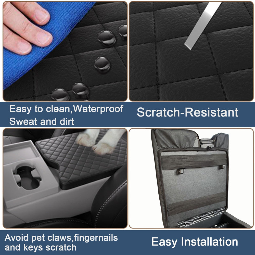 Areeyils easy-install armrest cover ensures a snug fit.