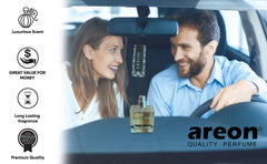 AREON absorber hanging pad keeps spaces smelling fresh for days