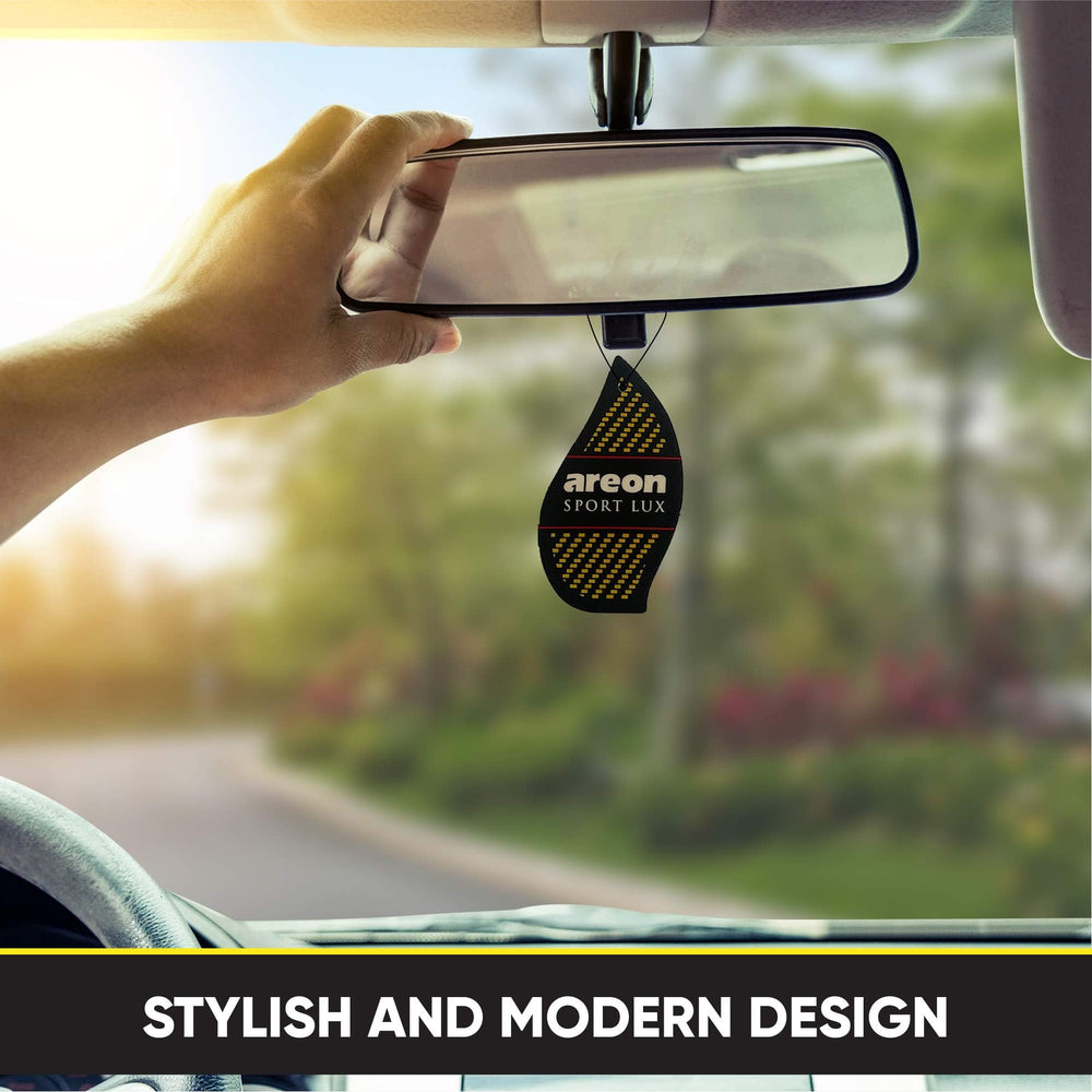 AREON SL-Gold box packaging highlights the 12-pack of air fresheners.