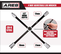 ARES 70092 tool uses heat-treated chrome vanadium steel for durability.