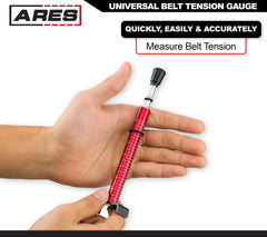 ARES belt tension gauge Harley compatibility extends use to Harley-Davidson motorcycles.