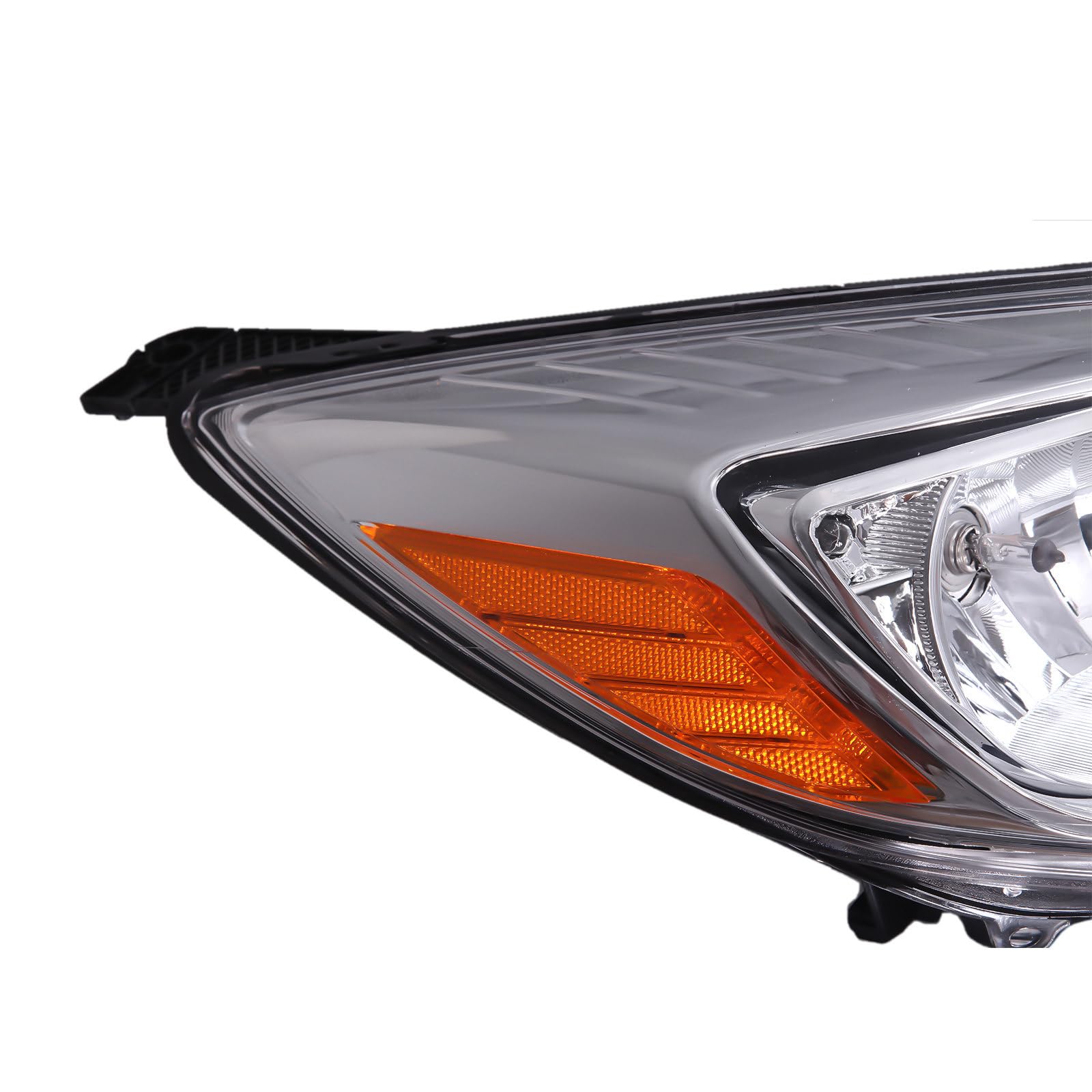 High beam H1 and low beam H7 bulbs included for Ford Focus