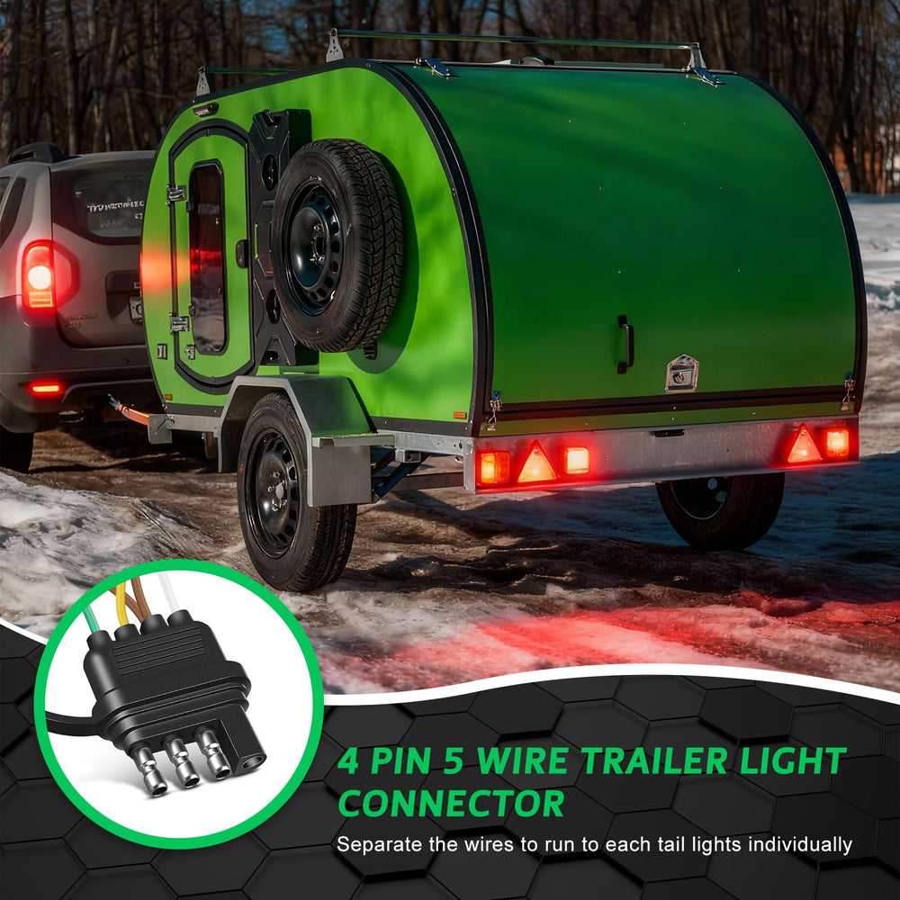 ARIMDOTUL Y-shape design helps fast, clean installation on dual taillights.