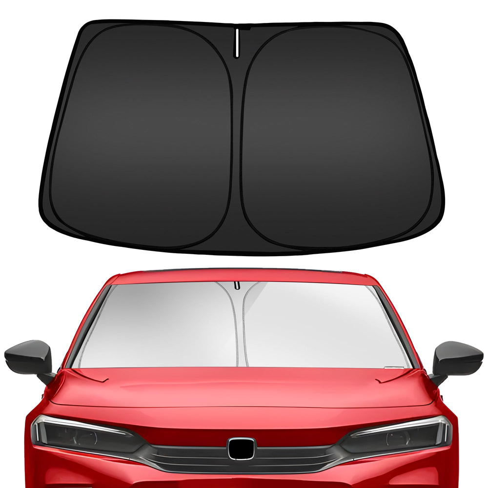 ARISMOTOR windshield shade offers a precise fit for Honda Civic 11th Gen, UV protection.