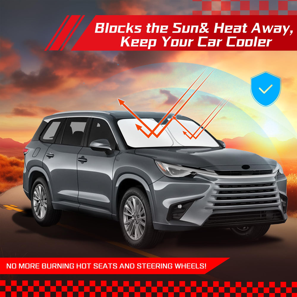 ARISMOTOR convenient shade for hot days and long drives, enhancing cabin comfort.