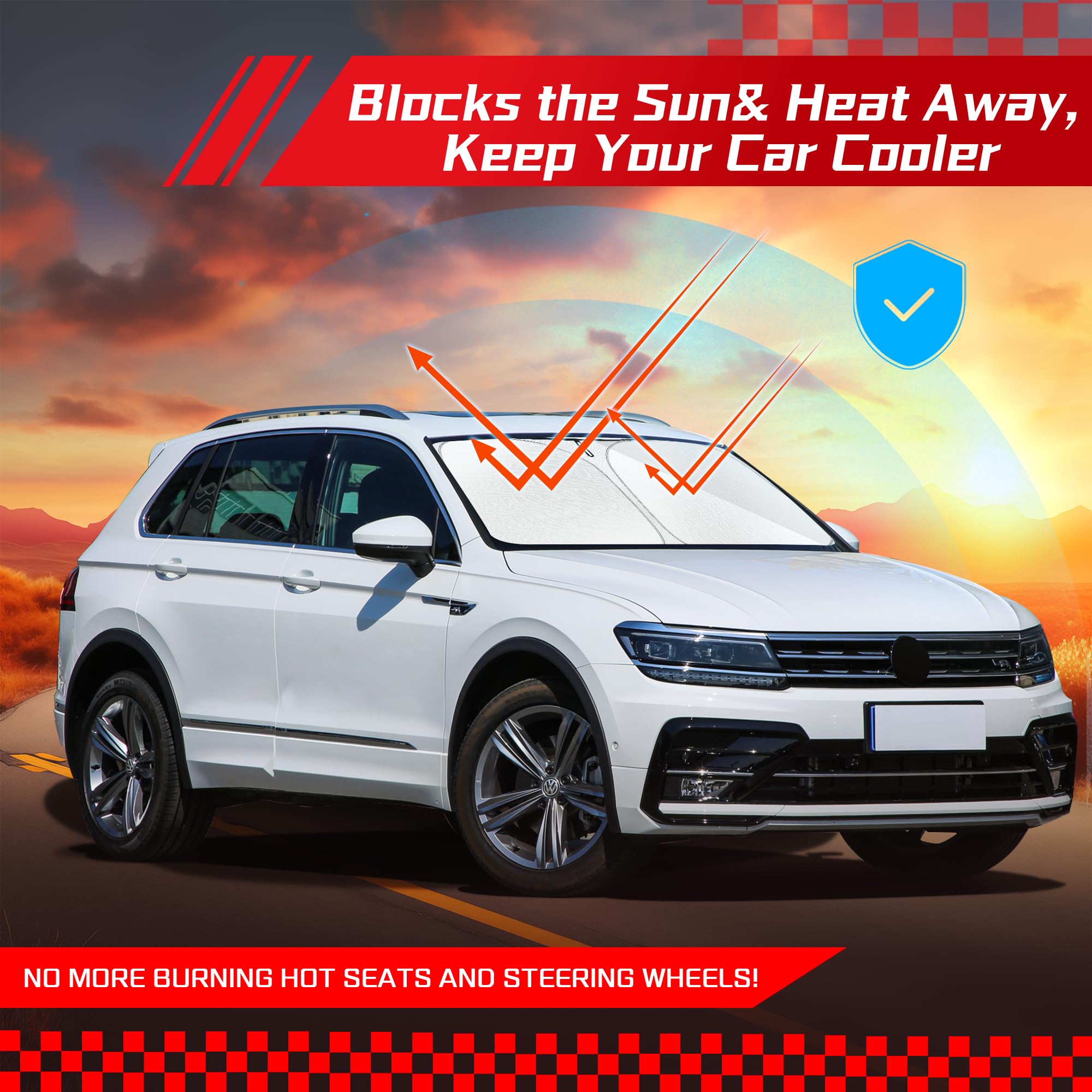 ARISMOTOR keeps the interior cooler on hot days for a more comfortable drive.
