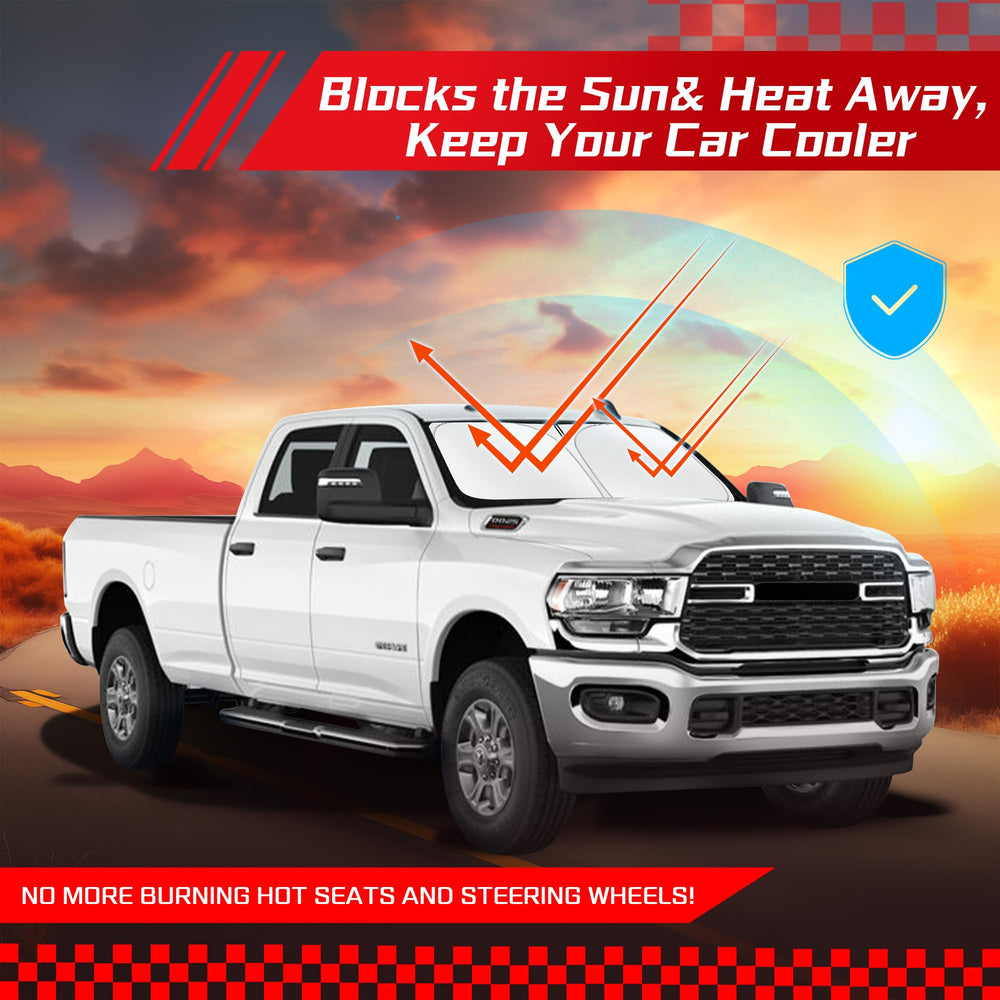 ARISMOTOR shade helps maintain a comfortable cabin during hot commutes.