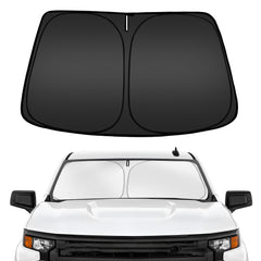 ARISMOTOR sun shade for Silverado 1500 with precise fit, reduces glare