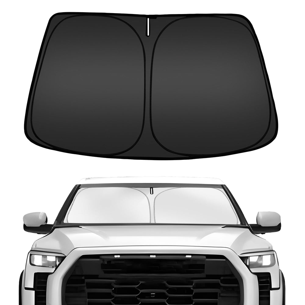 ARISMOTOR Tundra windshield shade with custom-fit design for a seamless look