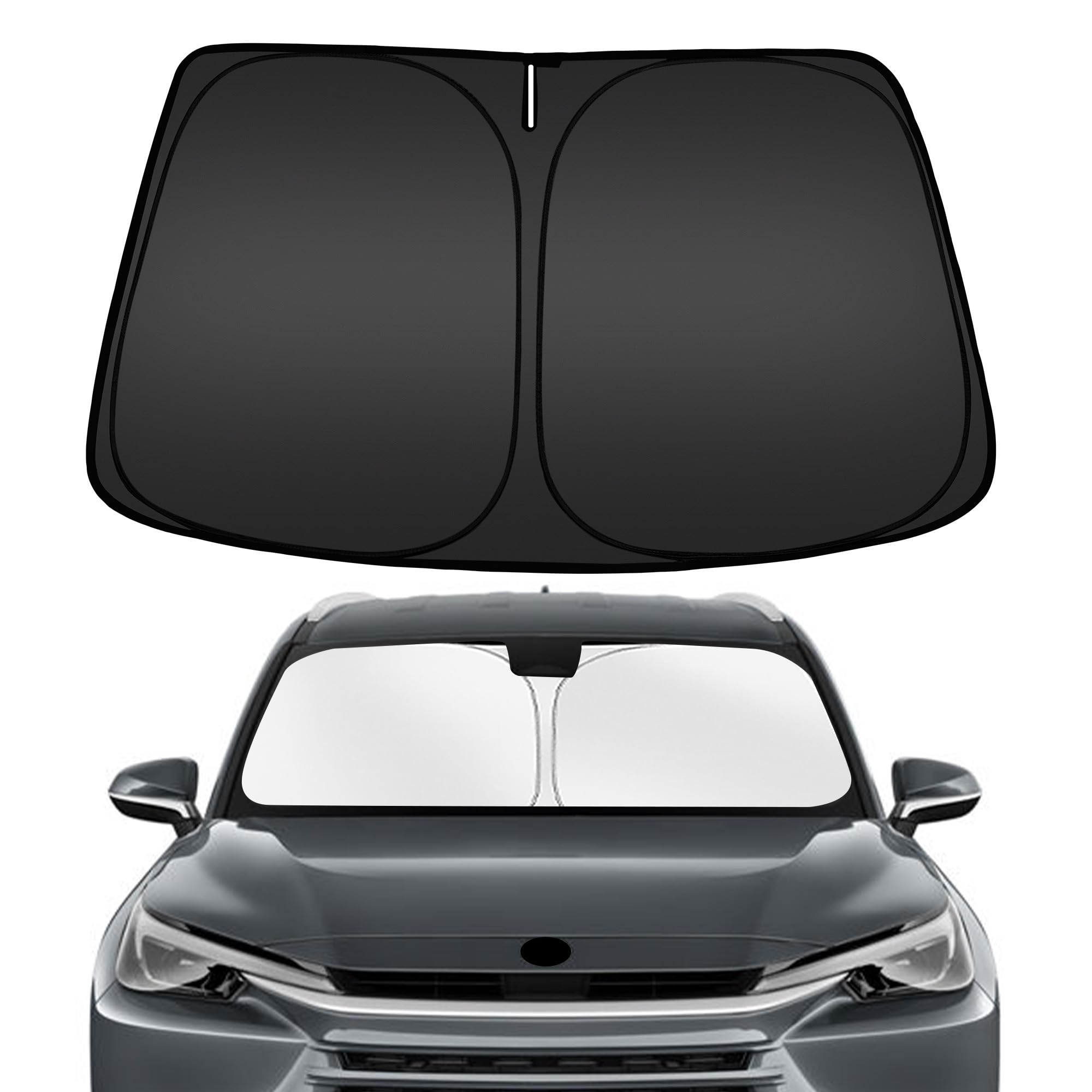 ARISMOTOR windshield shade for Lexus TX with custom-fit coverage reduces glare and heat.