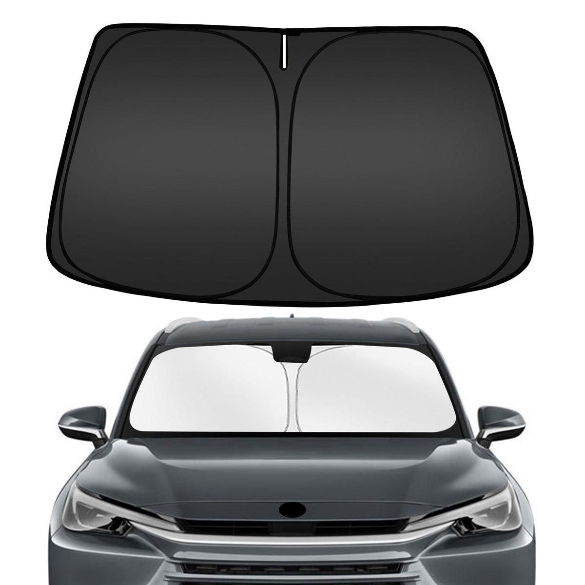 ARISMOTOR windshield shade for Lexus TX with custom-fit coverage reduces glare and heat.